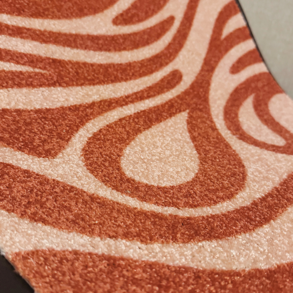 Ripple Terracotta - Custom Size