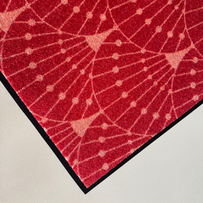 Ripple Terracotta/Beige - Custom Size